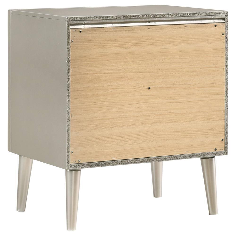 Coaster Company Metallic Sterling 2-Drawer, 23.4 inch