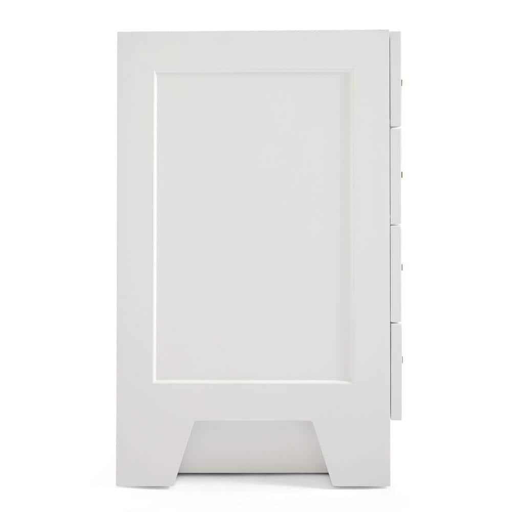 Ariel Q048s-Bc Taylor 48" Free Standing Hardwood Single Vanity Cabinet Only - White