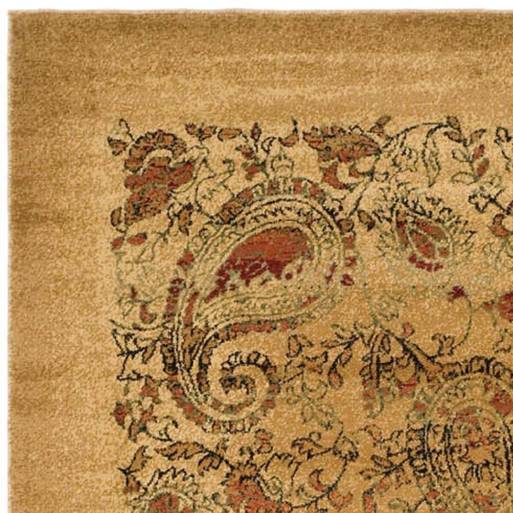 Lyndhurst LNH224 Power Loomed Area Rug - Beige/Multi - 6'x9' - Safavieh
