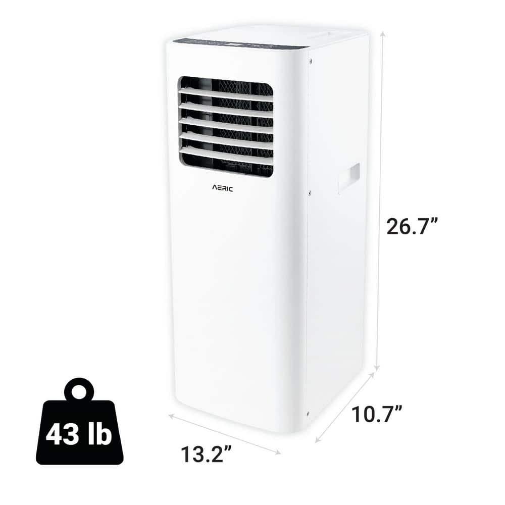Aeric 5,500 BTU SACC (9,000 BTU ASHRAE) Portable Air Conditioner with Dehumidifier,400 Sq. Ft.