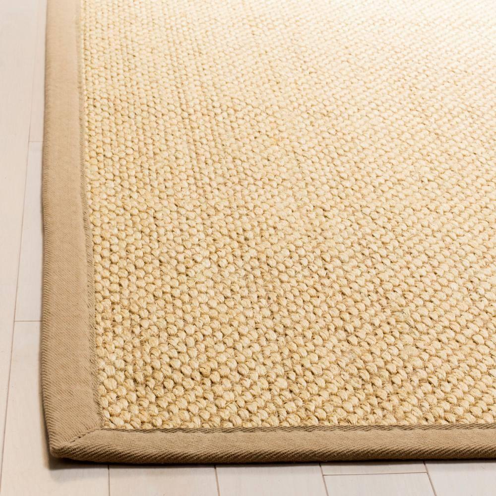 Natural Fiber NF152 Power Loomed Indoor Accent Rug - Ivory/Beige - 3'x5' - Safavieh