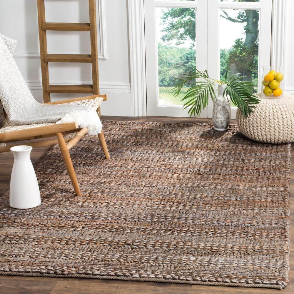 Natural Fiber NF212 Hand Woven Indoor Area Rug - Beige - 6'x9' - Safavieh