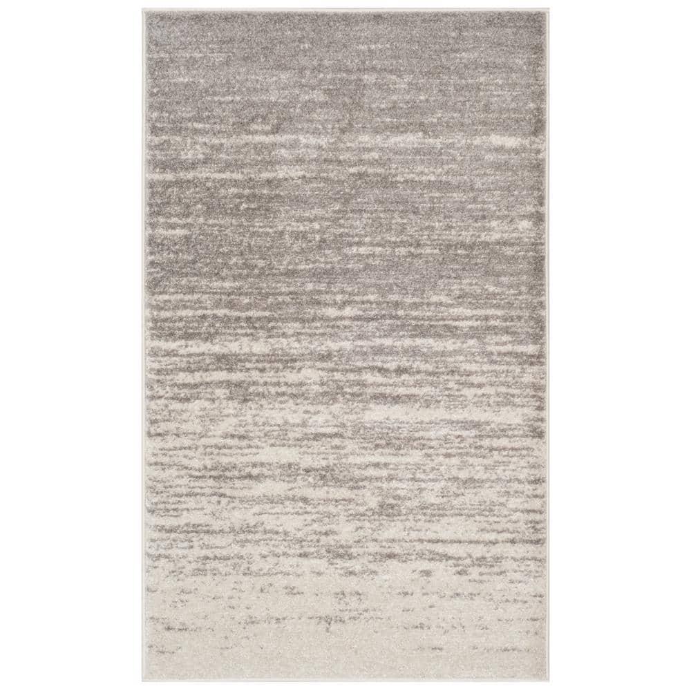 SAFAVIEH Adirondack Esmond Abstract Area Rug, Light Grey/Grey, 2'6" x 4'