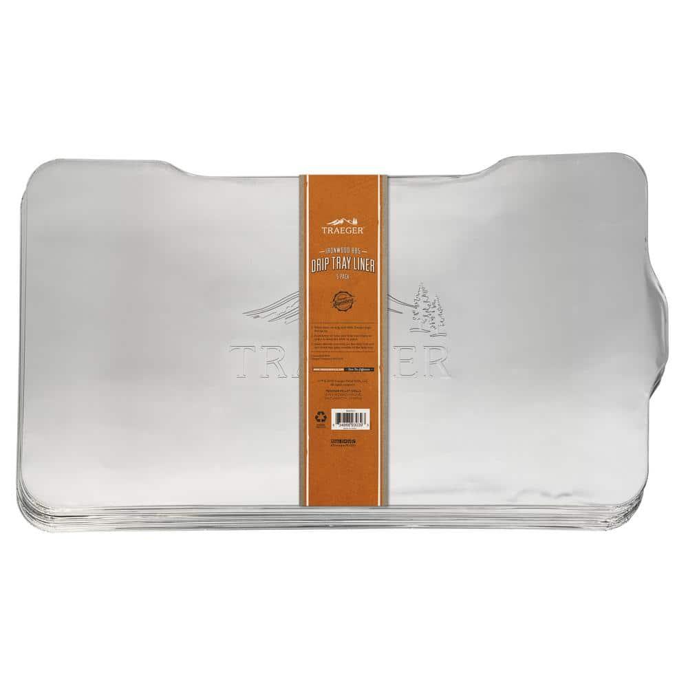 Traeger Aluminum Drip Tray Liner 28.75 in. L X 15.5 in. W For Ironwood 885