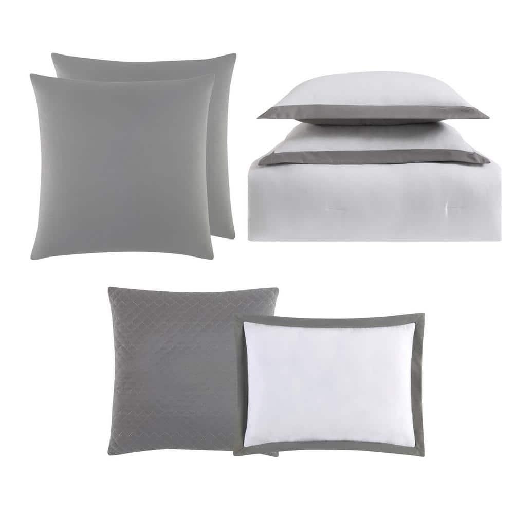 Truly Soft Everyday Modern & Contemporary Box Stitch Comforter Set
