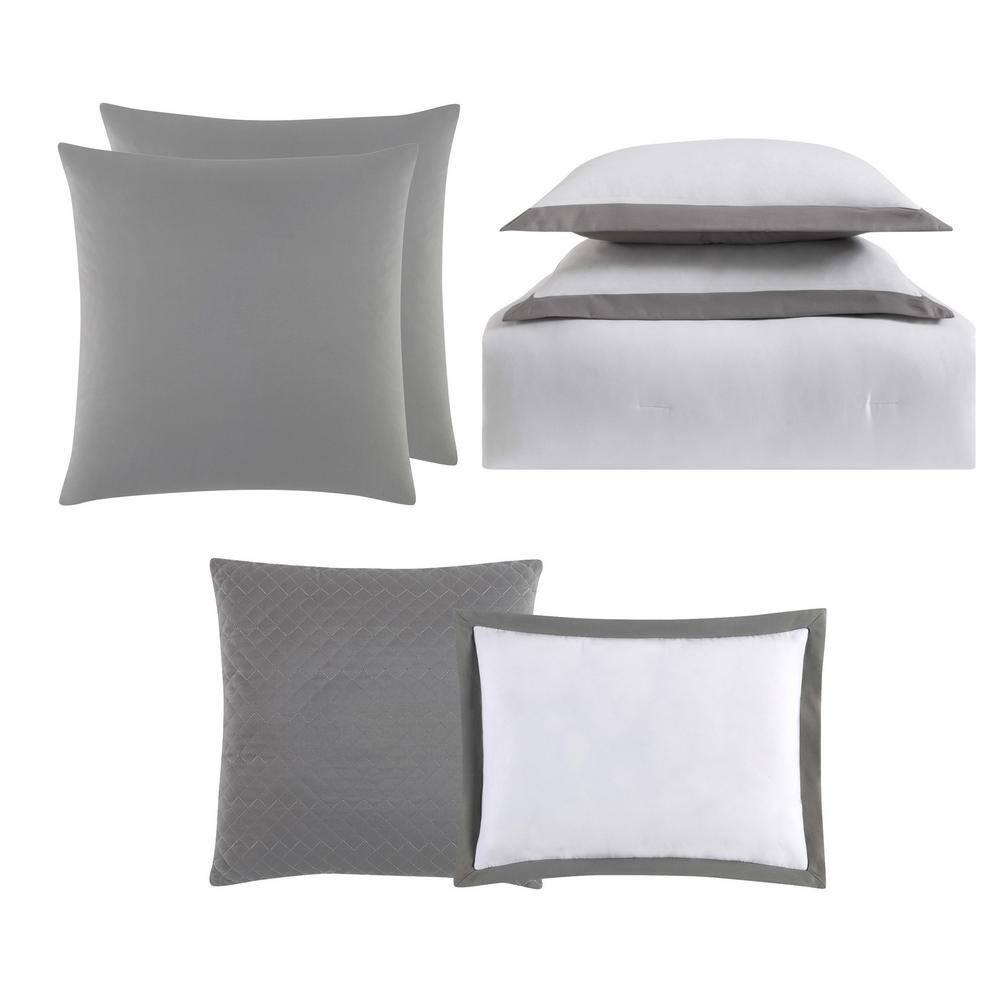 Truly Soft Everyday Modern & Contemporary Box Stitch Comforter Set
