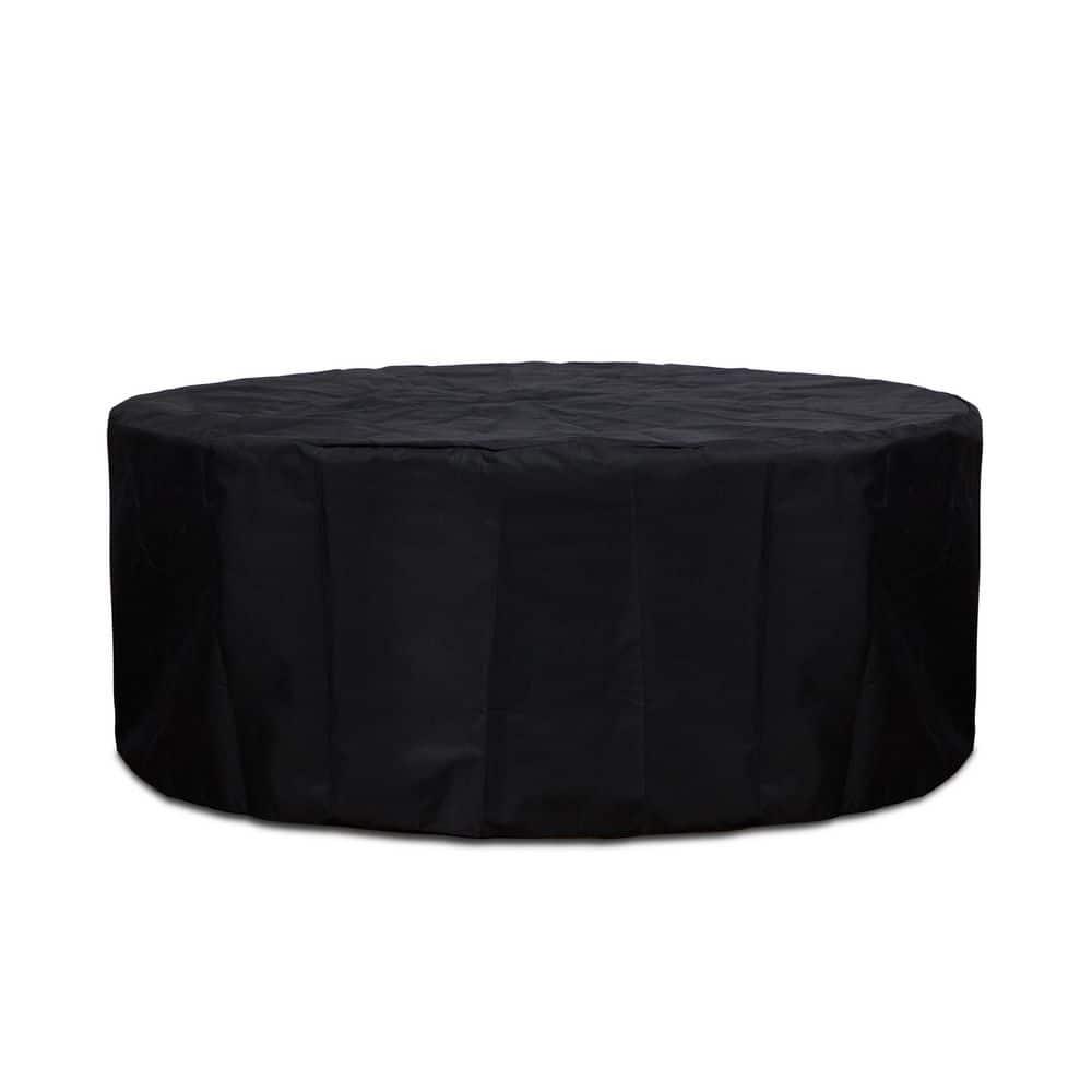 Real Flame Scottsdale 40" Round Stone Propane Fire Pit Table By Real Flame