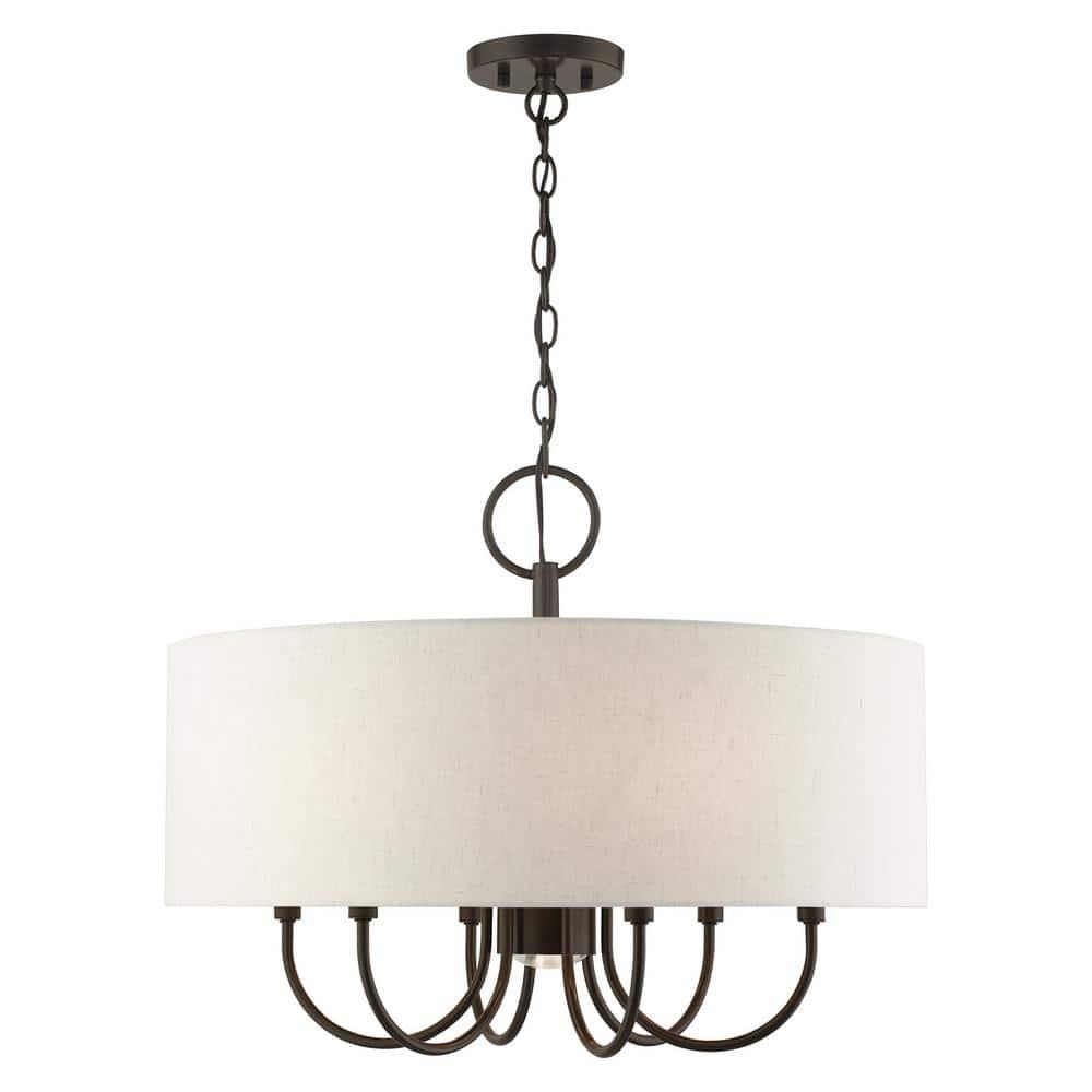 Livex Lighting Blossom 7 - Light Pendant in  English Bronze