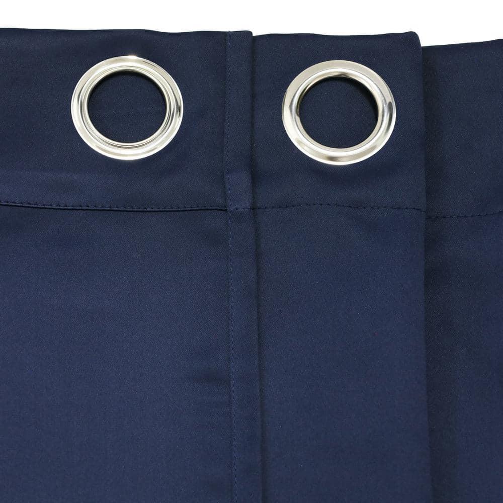 Furinno Collins Blackout Curtain 42 X 84 Inches 1 Panel, Dark Blue