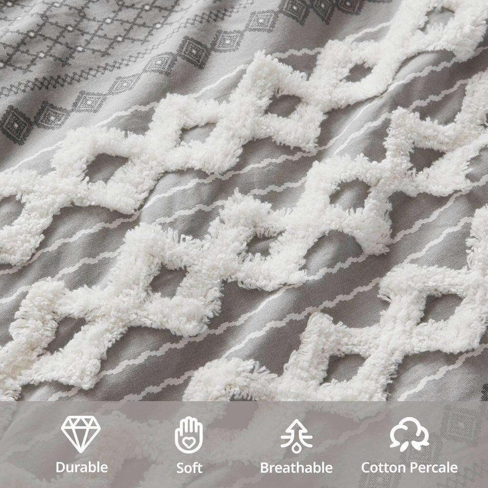 INK+IVY Imani Cotton Printed Duvet Cover Set