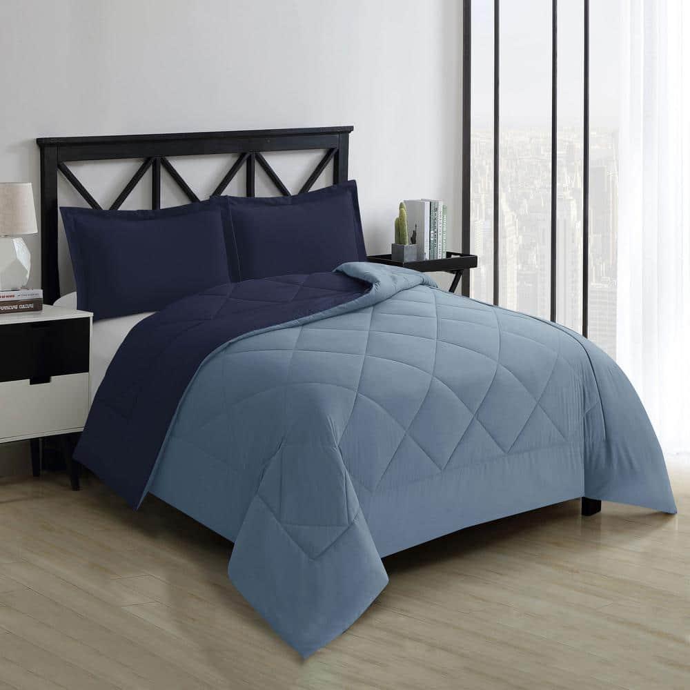 Swift Home All Season Peach Skin Down Alternative Reversible Bedding Comforter