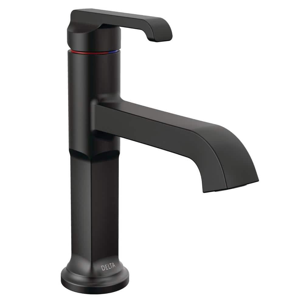 Tetra Single Hole Bathroom Faucet, Single Handle Bathroom Sink Faucet with Drain Assembly