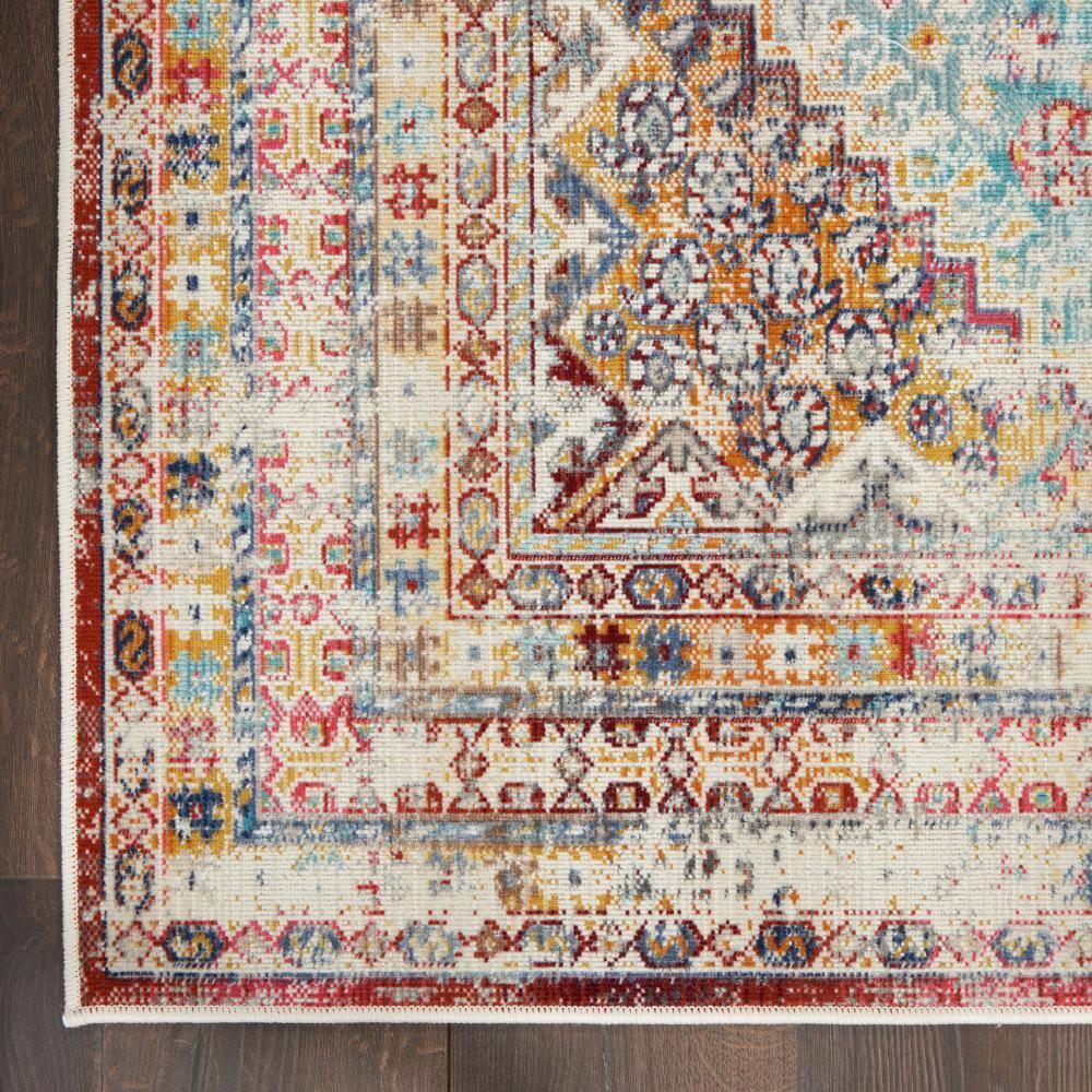 Nourison Vintage Kashan VKA09 Indoor only Area Rug - Multicolor 4' x 6'