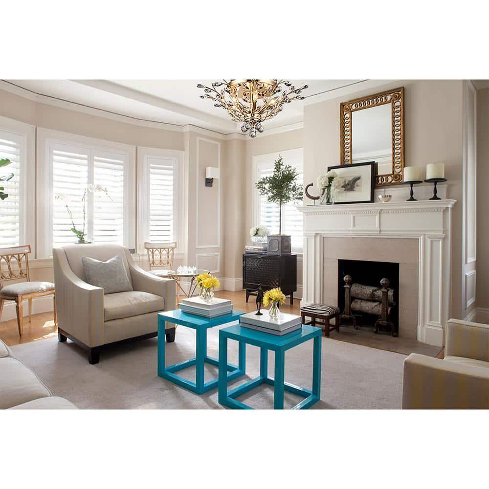 Warehouse of Tiffany Ava 6-light Gold 27-inch Crystal Flush Mount