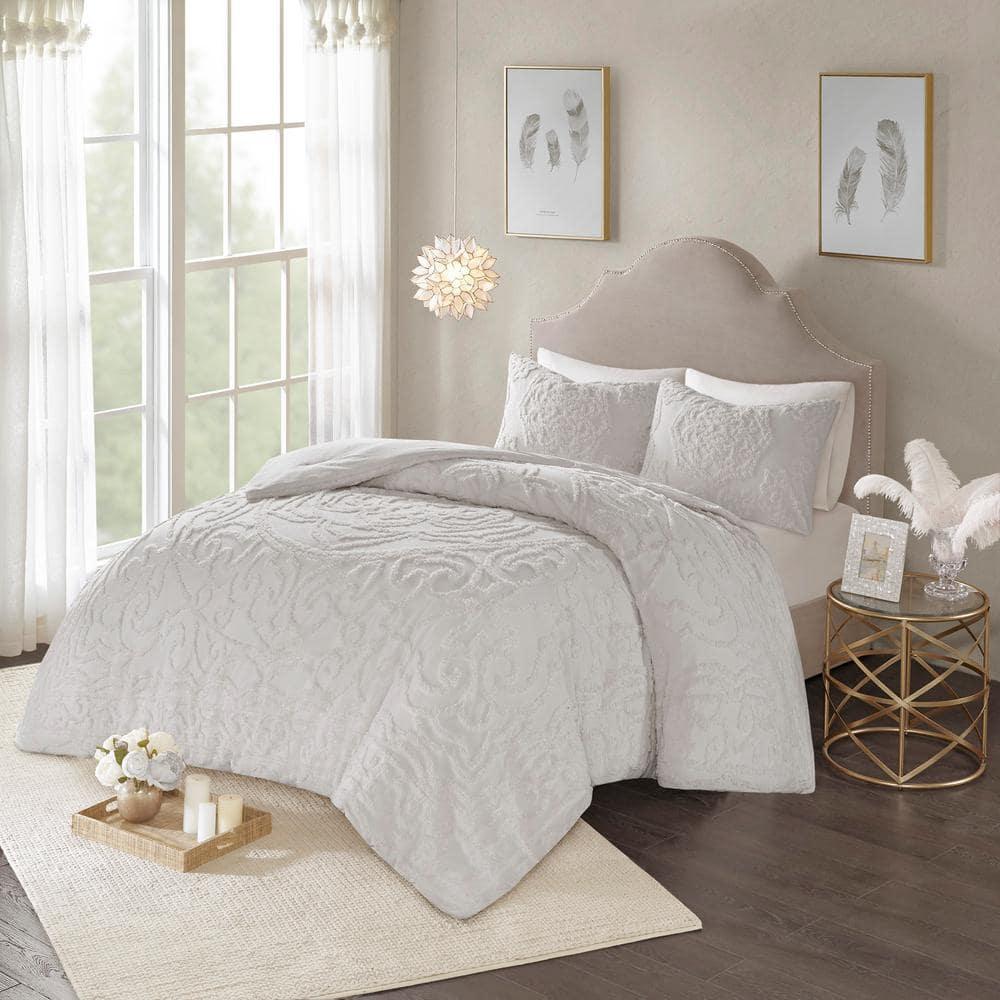 510 Design Everly 3 Piece Tufted Woven Medallion Comforter Set