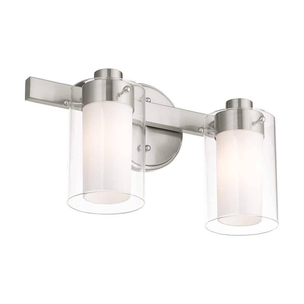 Livex Lighting Manhattan 2 - Light Vanity in  Brushed Nickel