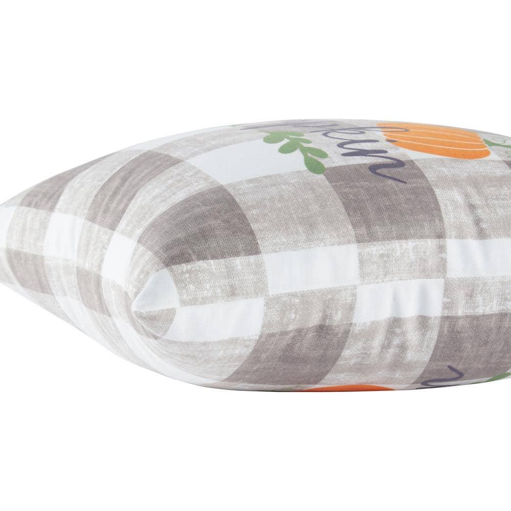 Hello Pumpkin Cotton Throw Pillow