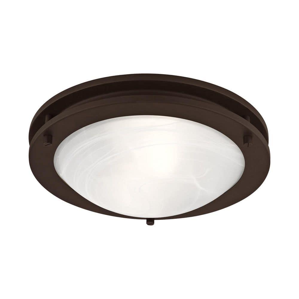 Livex Lighting Ariel 2 - Light Flush Mount in  Bronze