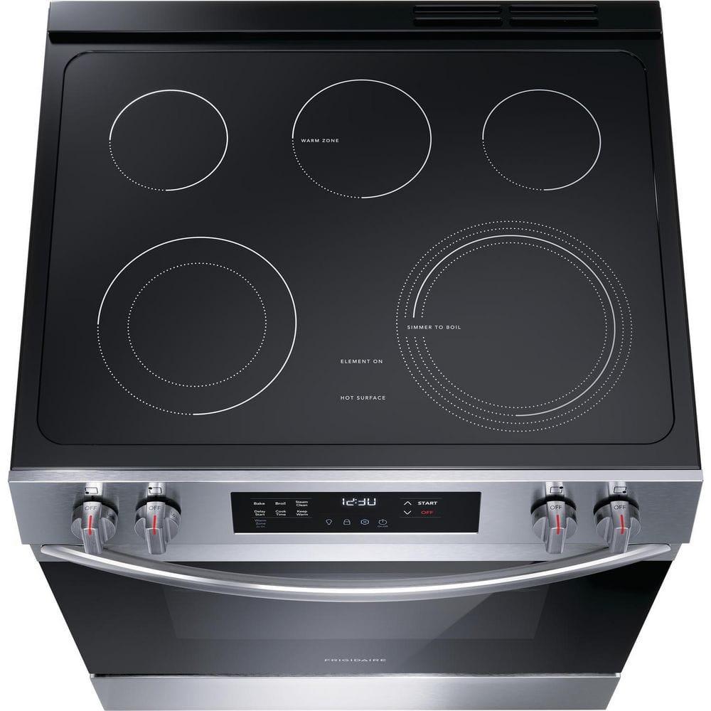 Frigidaire Fcfe3062a 30" Wide 5.3 Cu. Ft. Electric Range - Stainless Steel