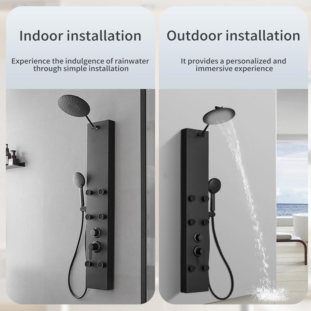 60.55'' Shower Panel with Adjustable Shower Head