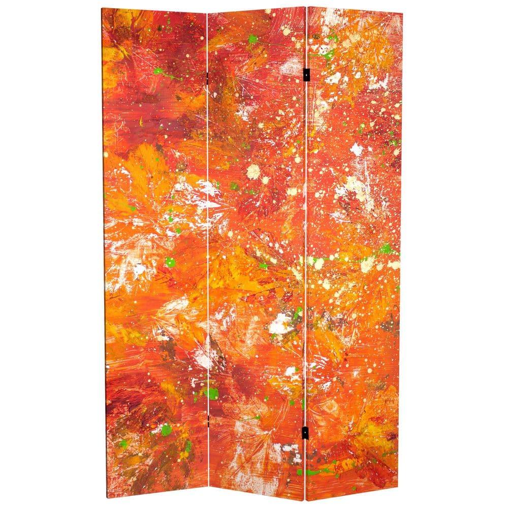 Red Lantern 6 ft. Tall Double Sided Twilight Reverie Canvas Room Divider, Transcendence