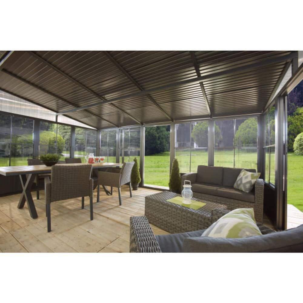 Sojag Sojag Charleston 10 ft. x 13 ft. Wall-Mounted Solarium