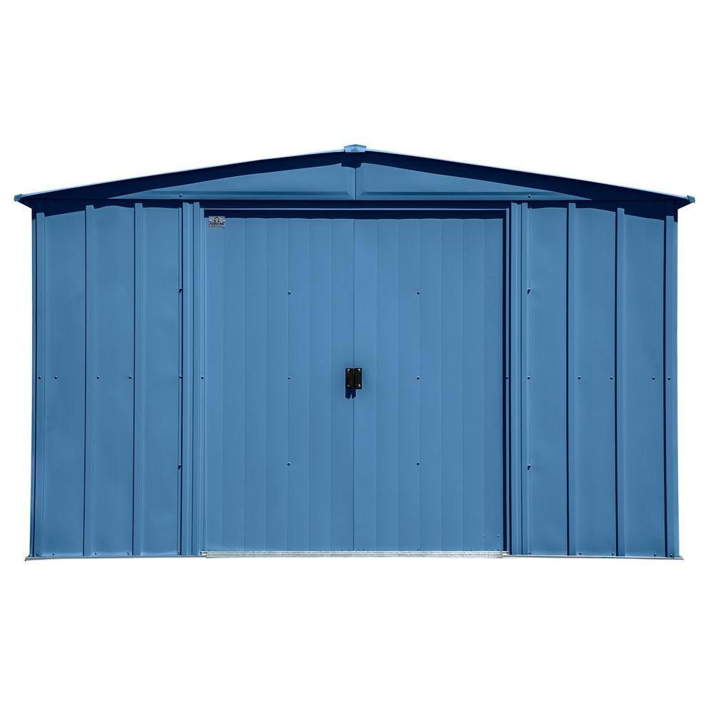 10 ft. W x 8 ft. D Metal Storage Shed