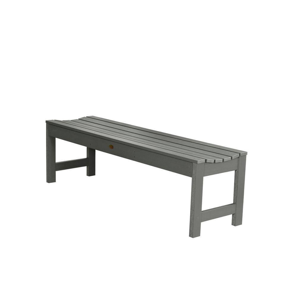highwoodÂ® Eco-Friendly Recycled Plastic Lehigh Picnic Bench, 5'