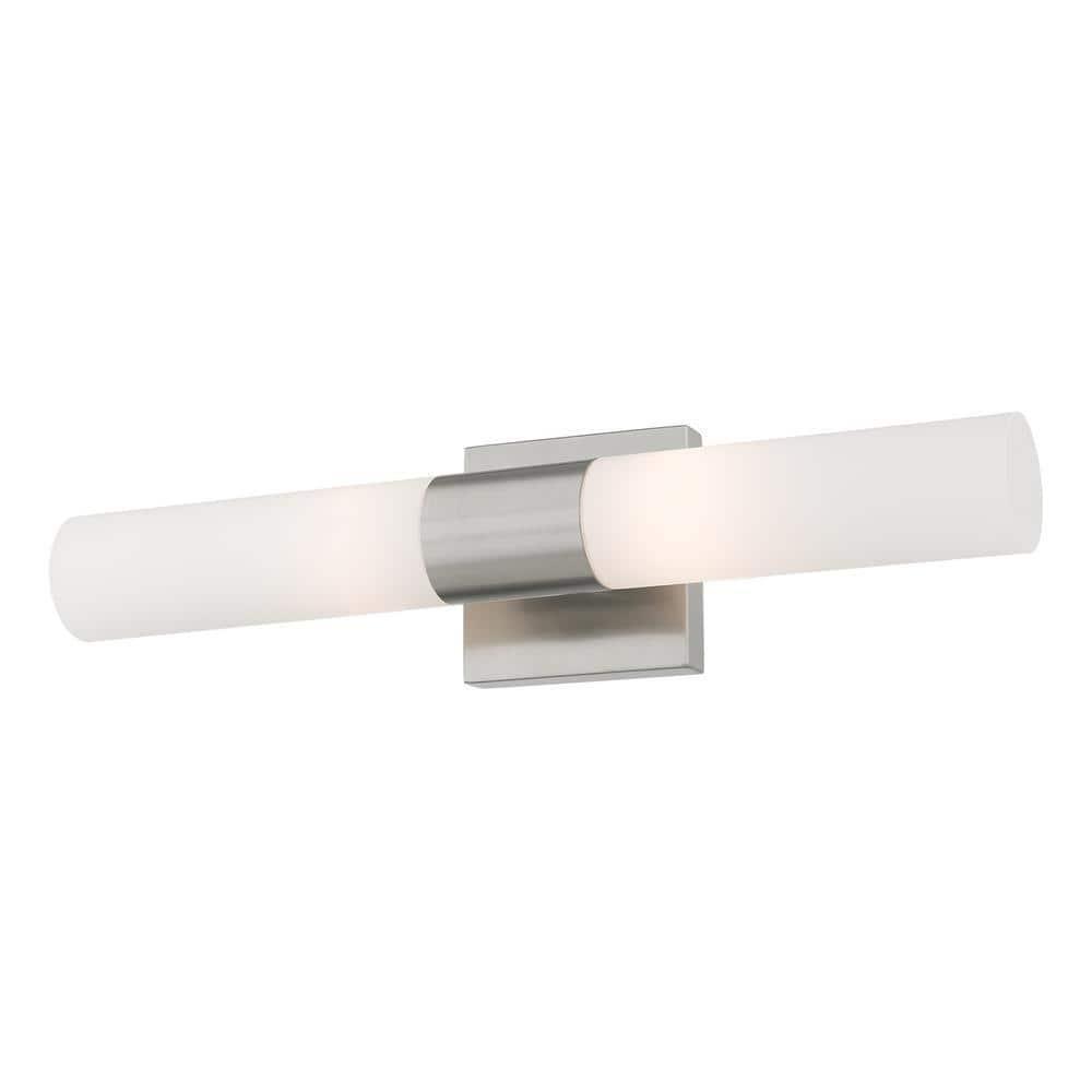 Livex Lighting Aero 2 - Light Vanity in  Brushed Nickel