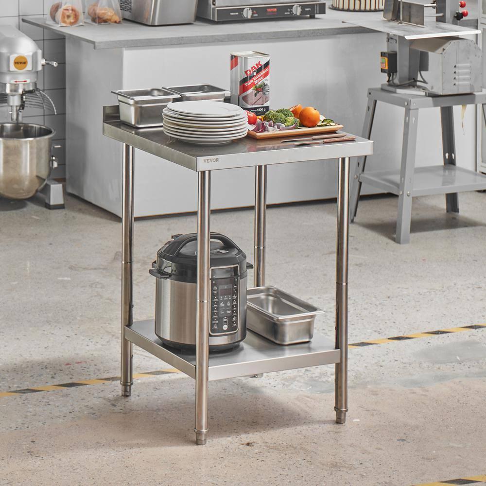 Wrought Studio™ Wrought Studio™ Stainless Steel 24'' L x 24'' W x 36'' H Work Table