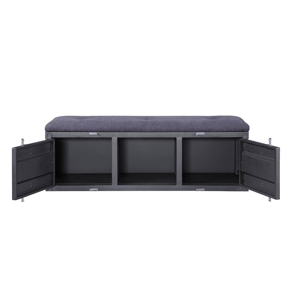 Acme Cargo Fabric Upholstered Storage Bench