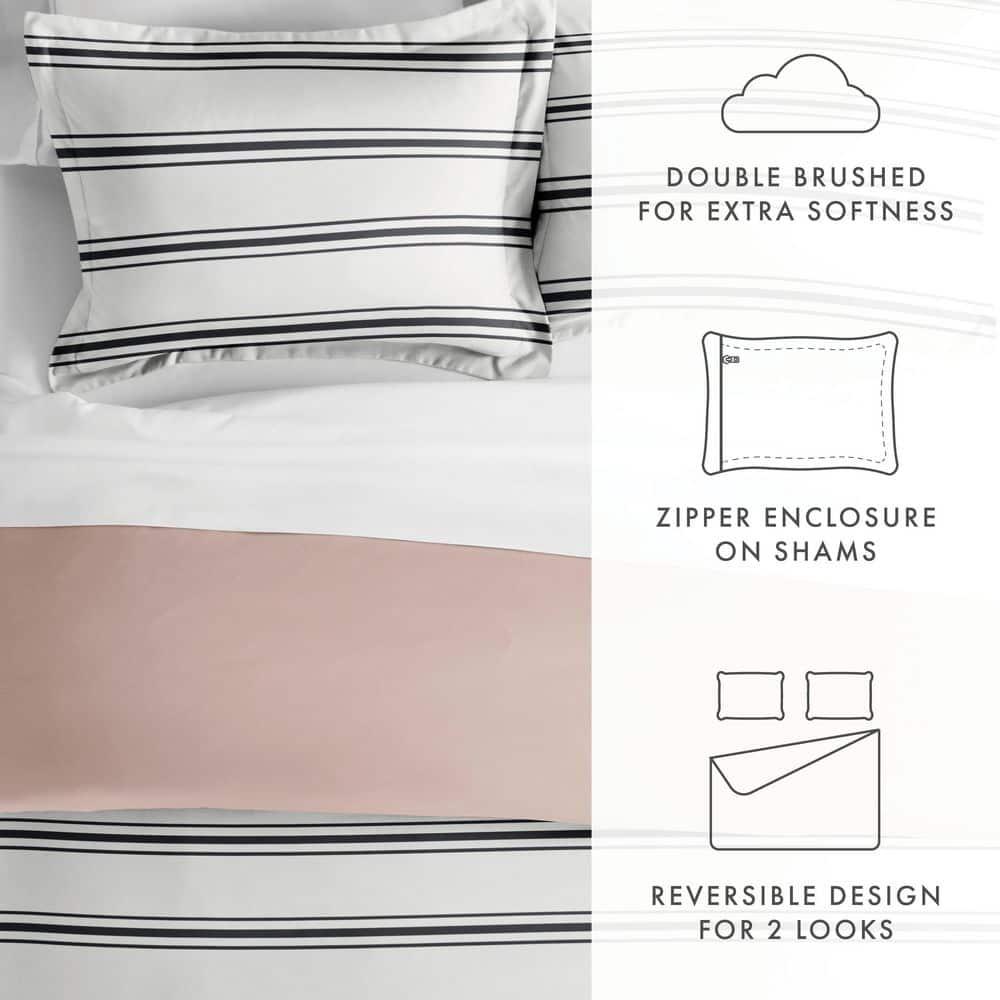 Becky Cameron Desert Stripe Reversible Duvet Cover Set
