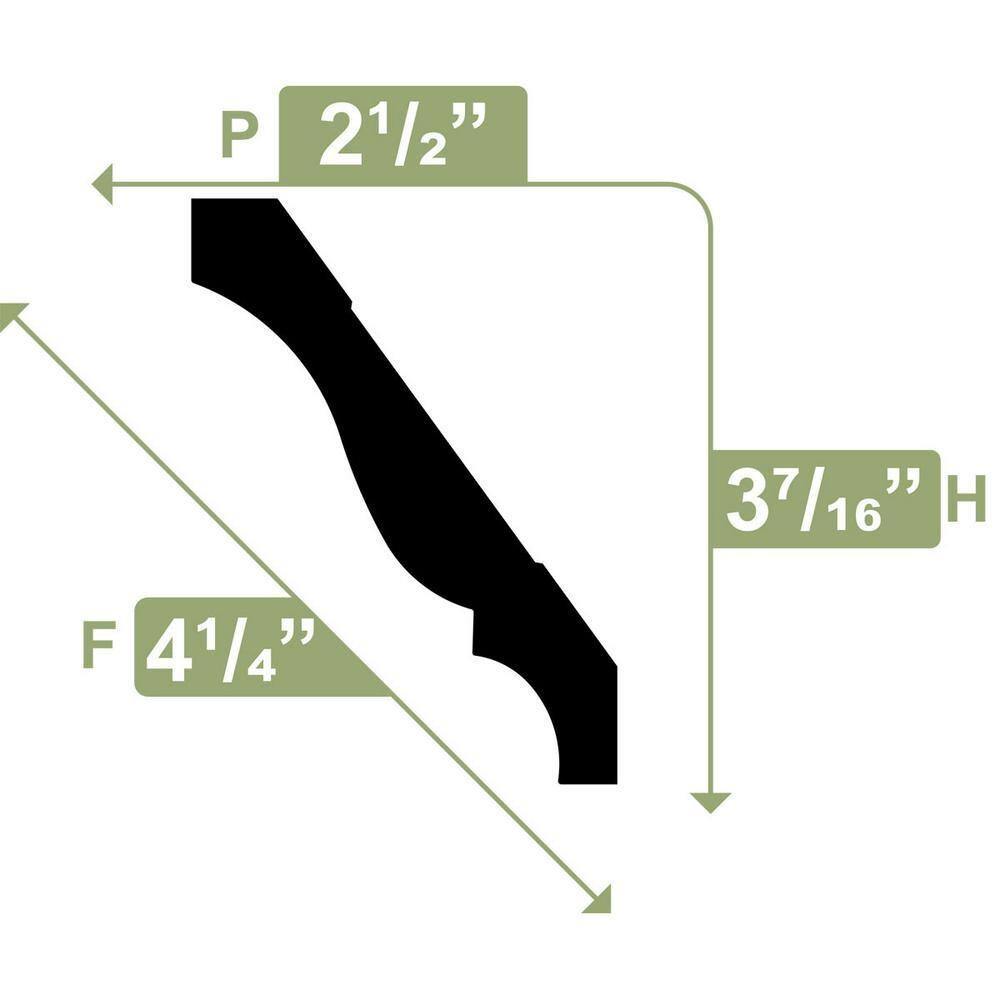 Ekena Millwork Crown Moulding, PVC