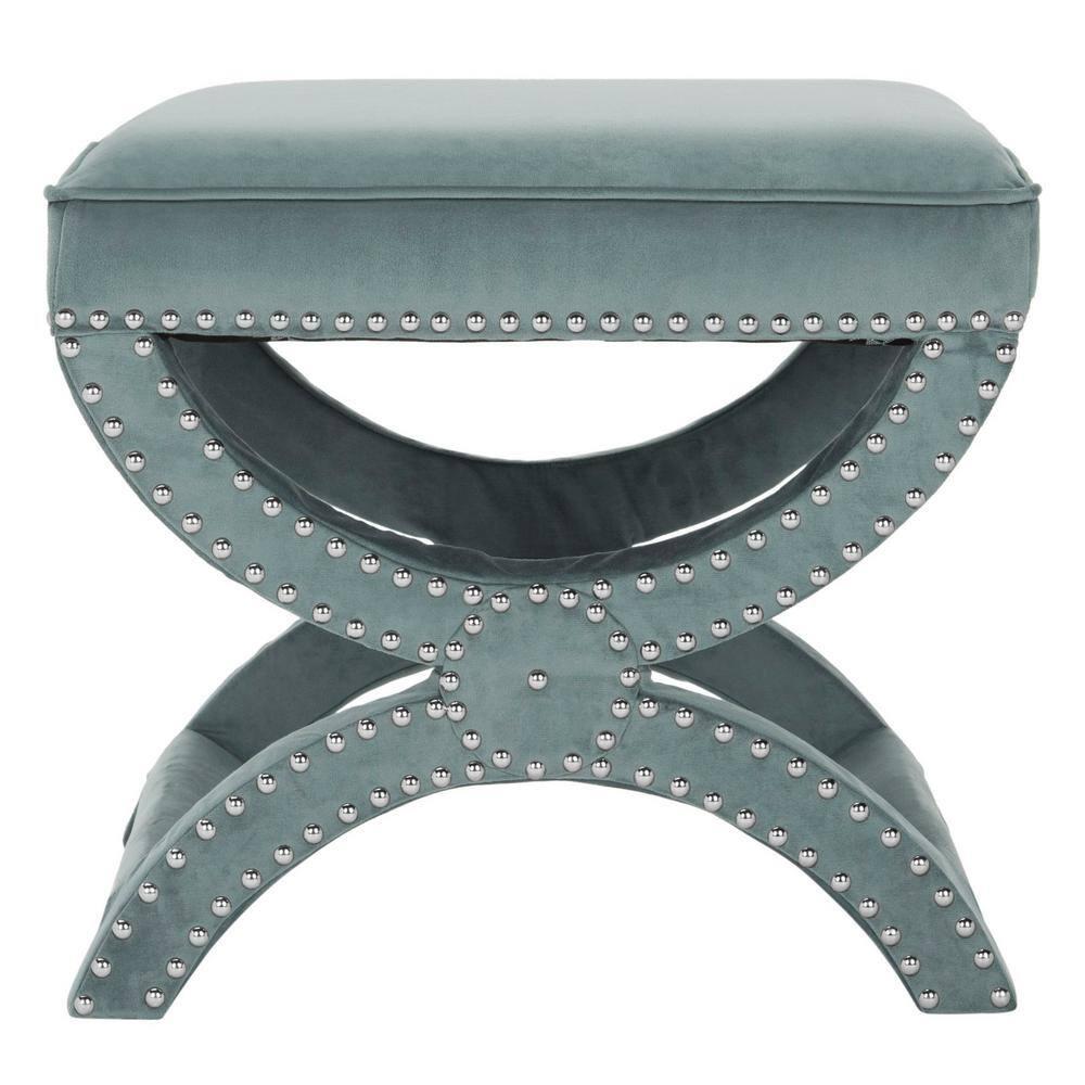 Mystic Ottoman - MCR4645 - Blue - Safavieh