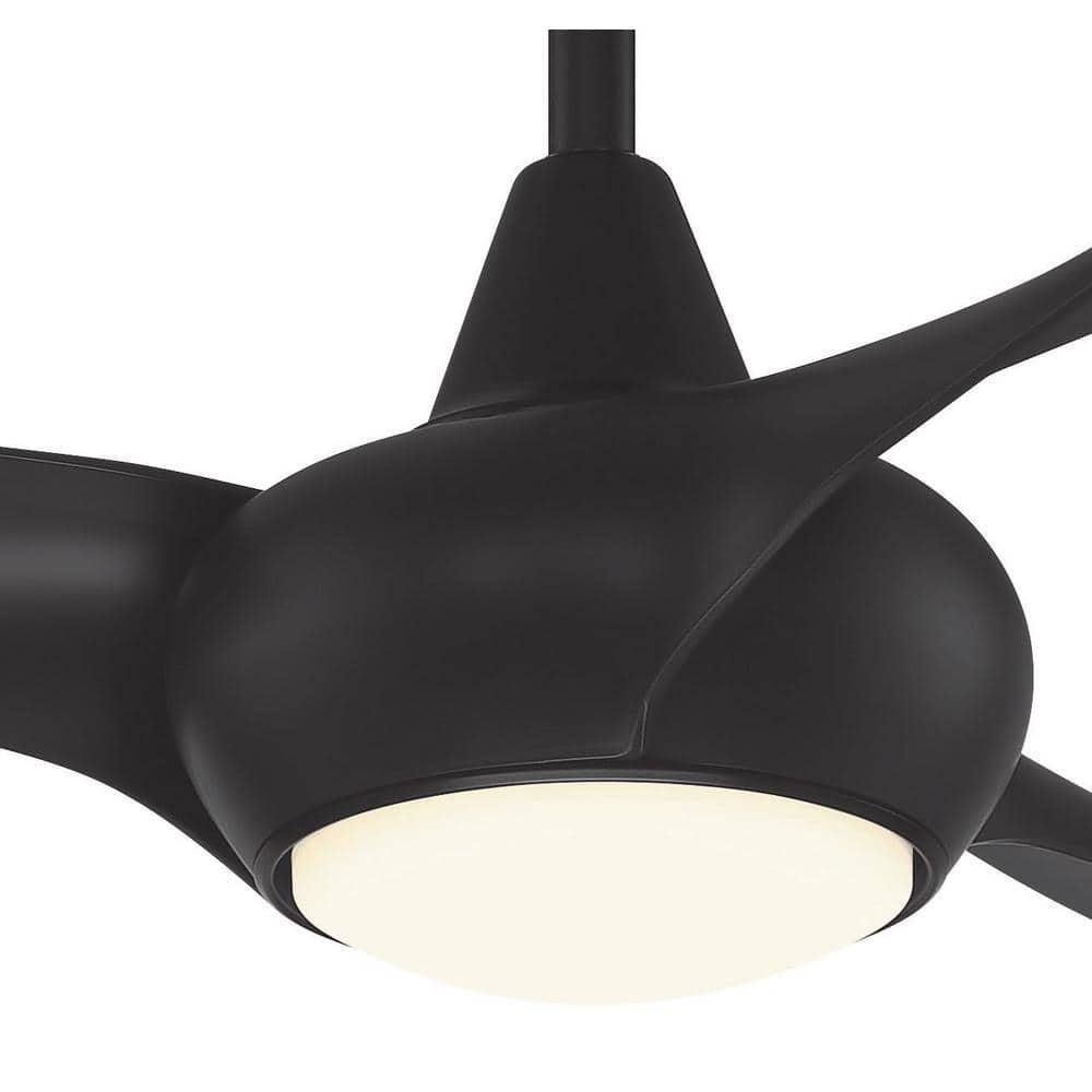 65" Minka Aire Modern Indoor Ceiling Fan LED Light Remote Control Coal for Living Room Kitchen Bedroom Family Dining House Office