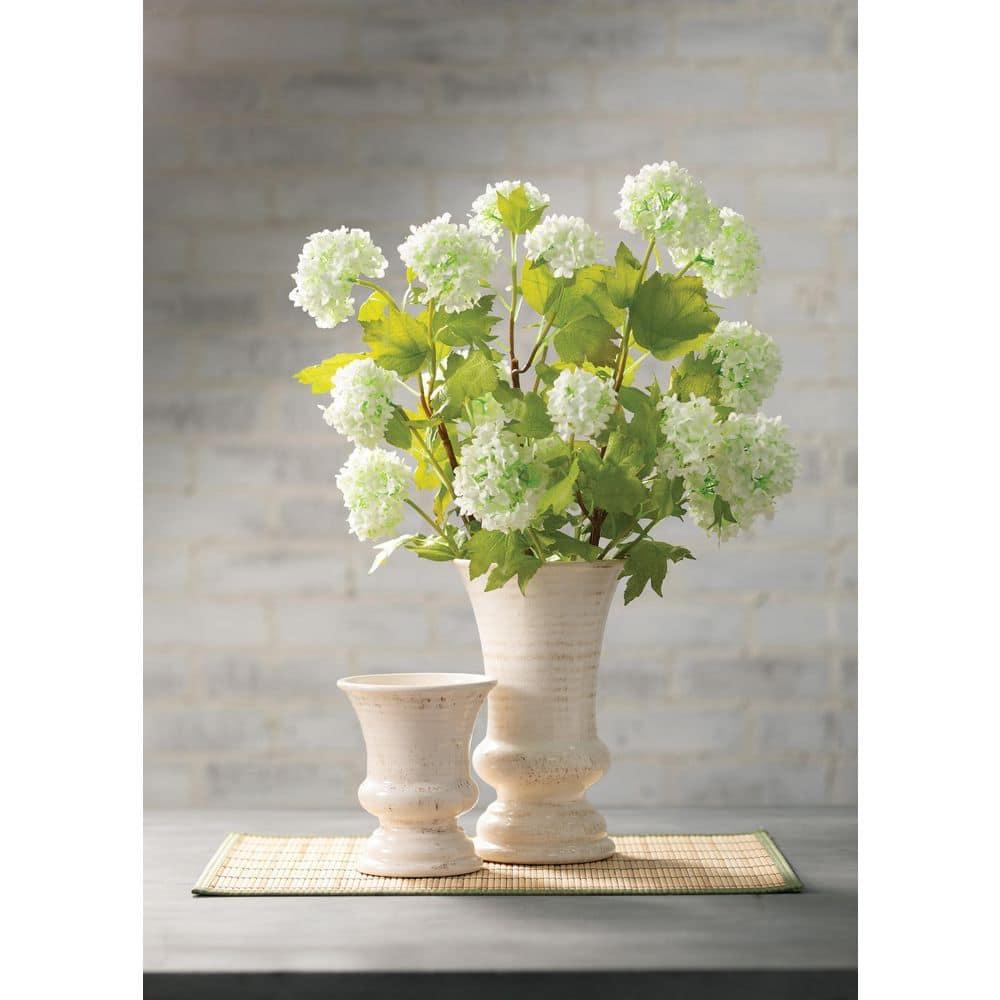 Sullivans Urn Vase 6"H Off-White
