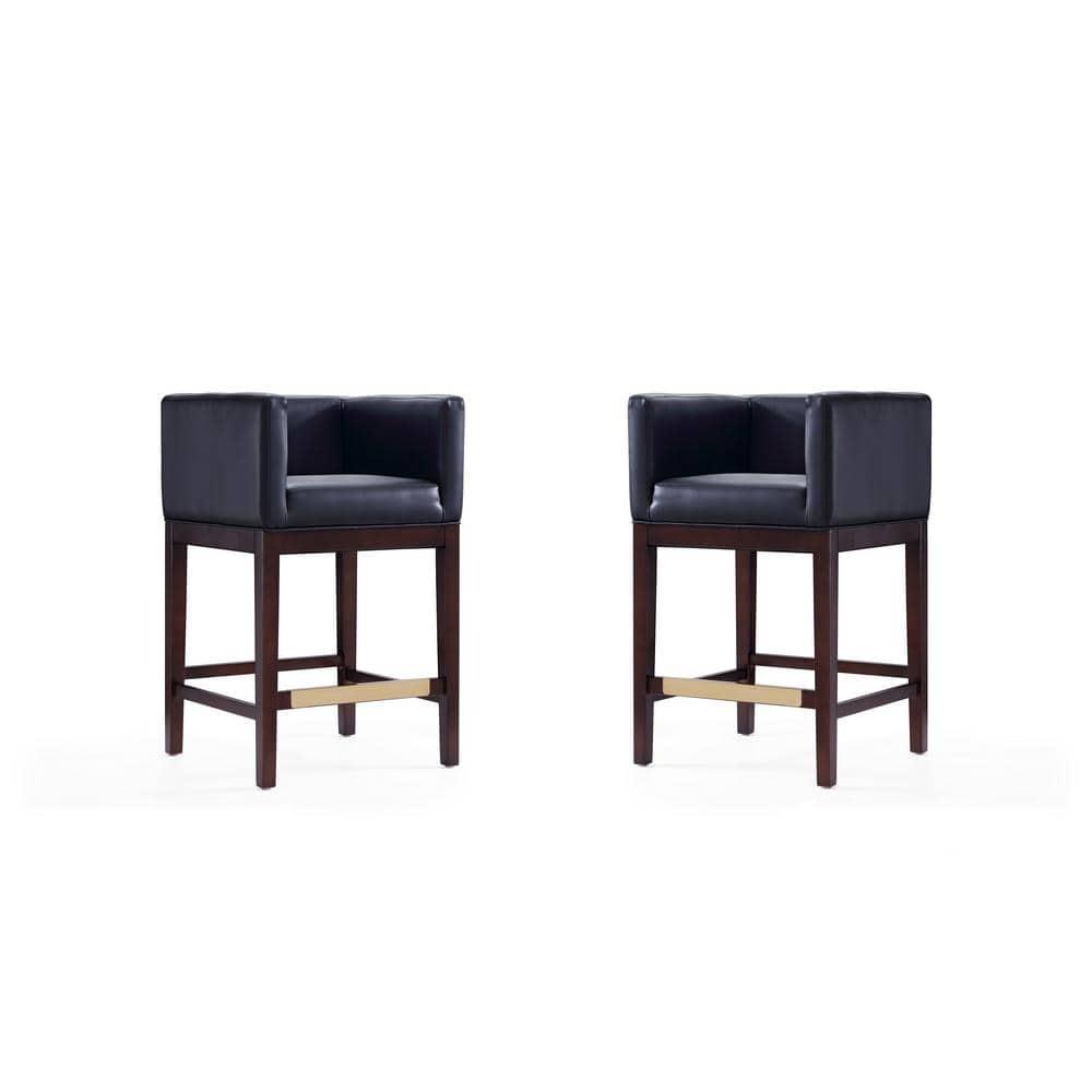 Kingsley Upholstered 30'' Counter Stool with Solid Wood Frame