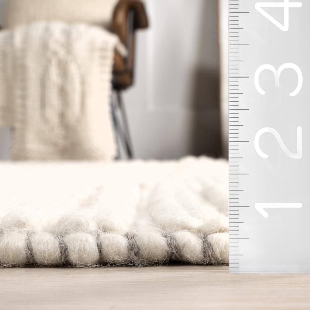 Nuloom Bijorne Modern Geometric Wool Indoor Area Rug, 8' x 10', Ivory