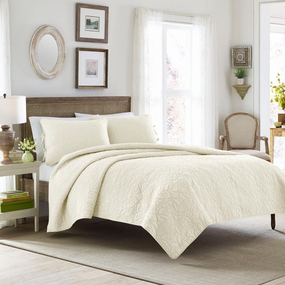 Laura Ashley Laura Ashley Felicity Cotton Reversible Quilt Set