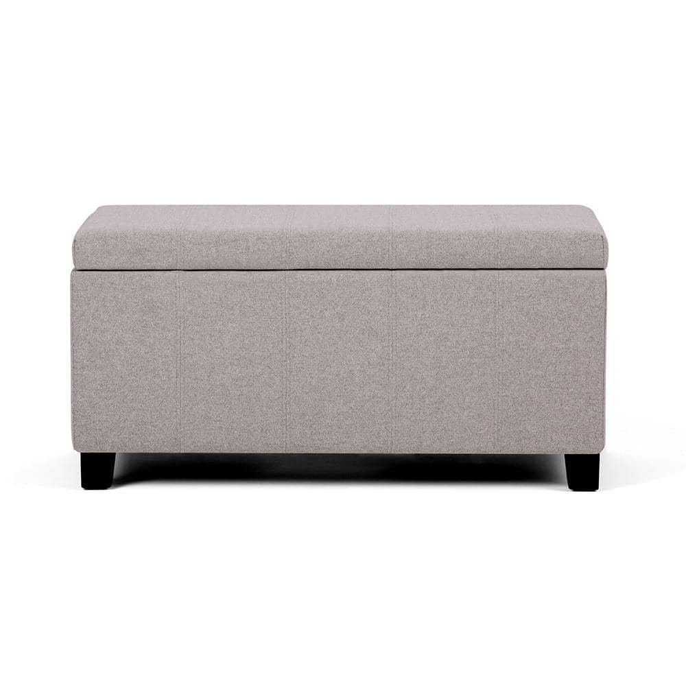 Dover Polyester Blend Upholstered Storage Bench
