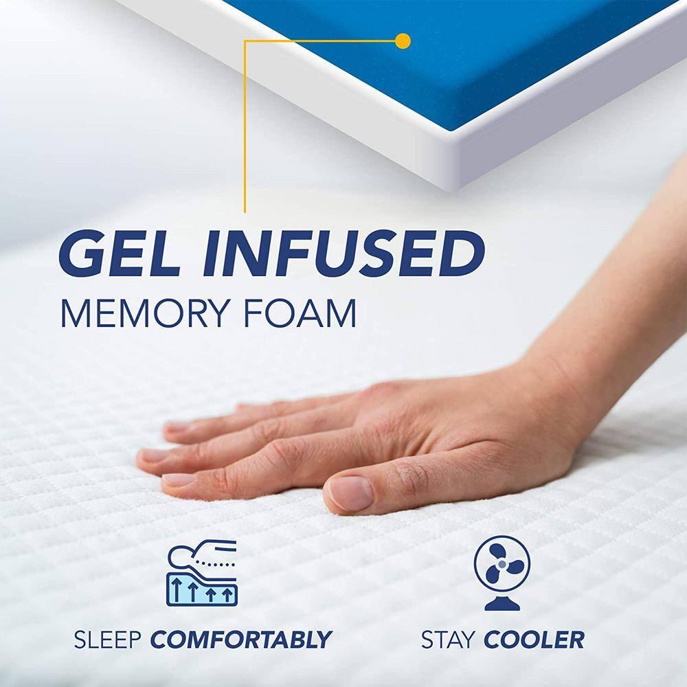 Dynasty Mattress Dynasty 10 Inch CoolBreeze Gel Memory Foam RV Mattress Bed for Campers Trailers