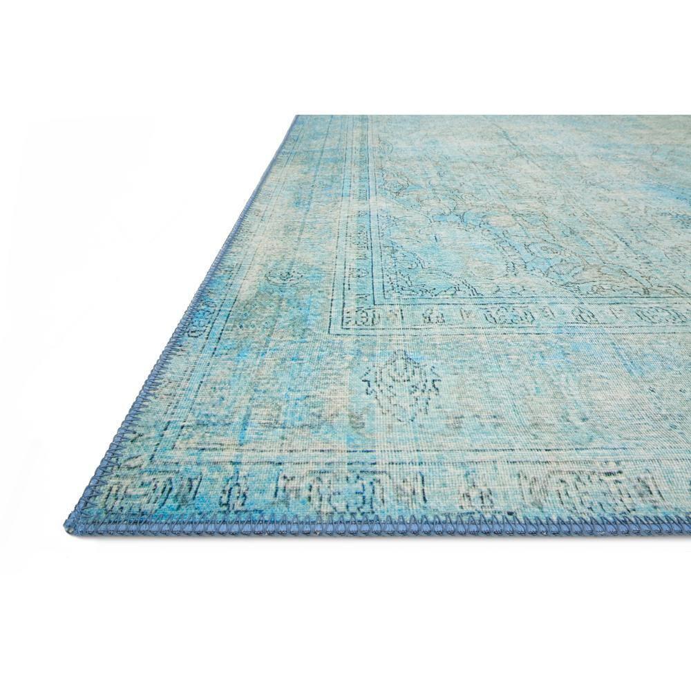 Loloi II Loren Collection LQ-08 Aqua Oriental Area Rug 2'-3" x 3'-9"