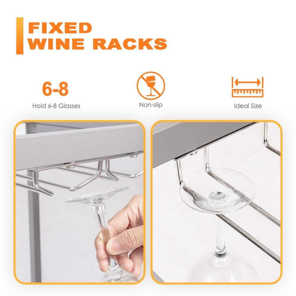 NUU GARDEN Metal Bar Cart