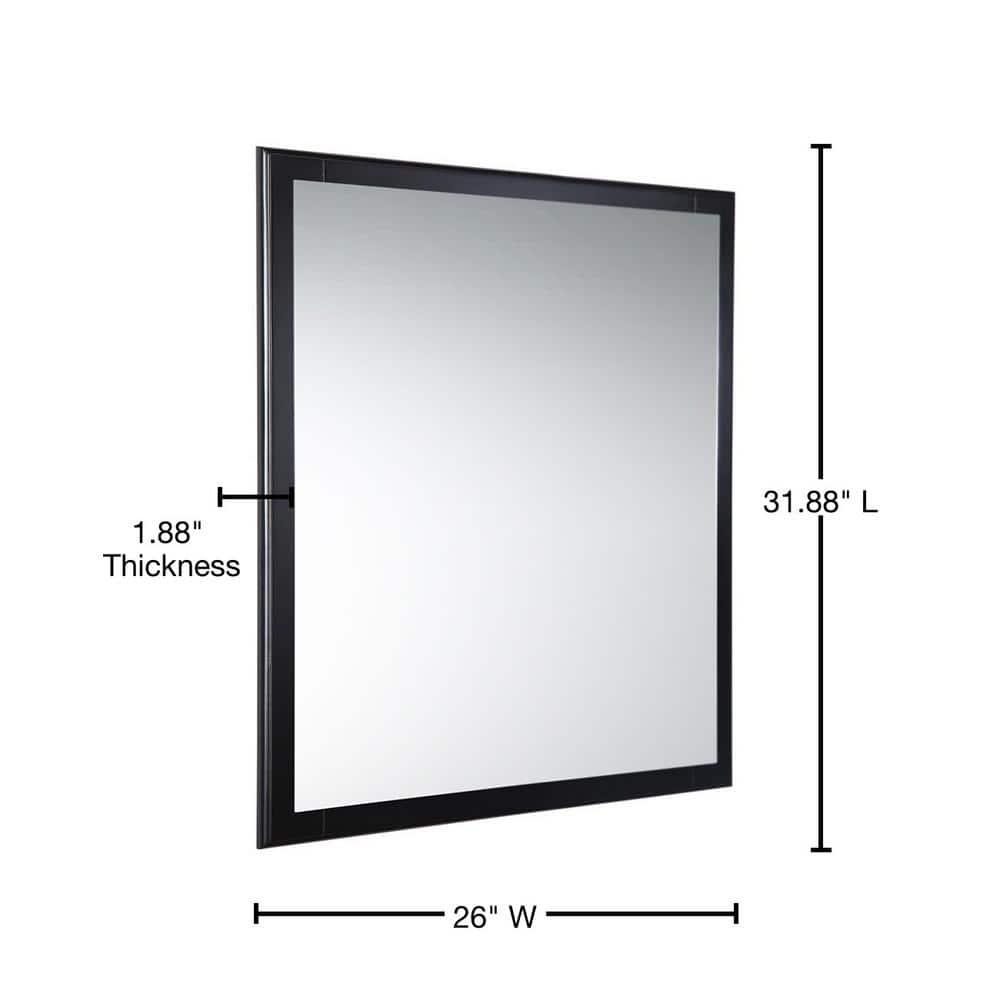 Oxford Rectangular Framed Bathroom Vanity Mirror