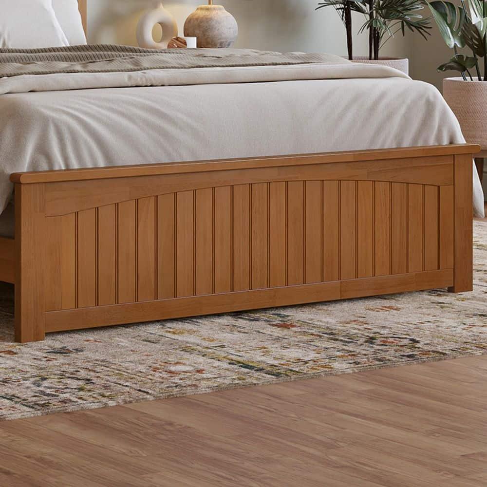 AFI Furnishings Nantucket Low Profile Solid Wood Platform Bed with Matching Footboard