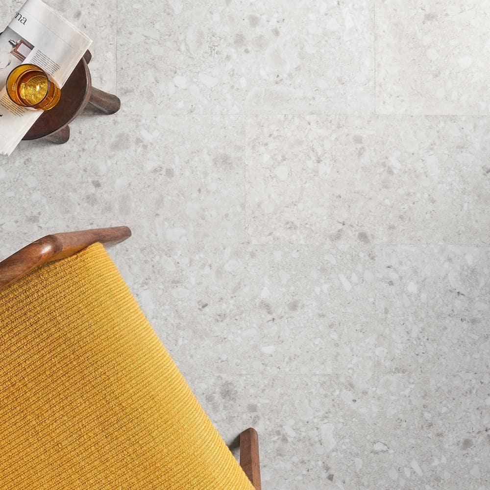 Stonehenge Rizzo LVT 12MIL 12" W x 24" L Terrazzo Look Glue Down Luxury Vinyl Tile