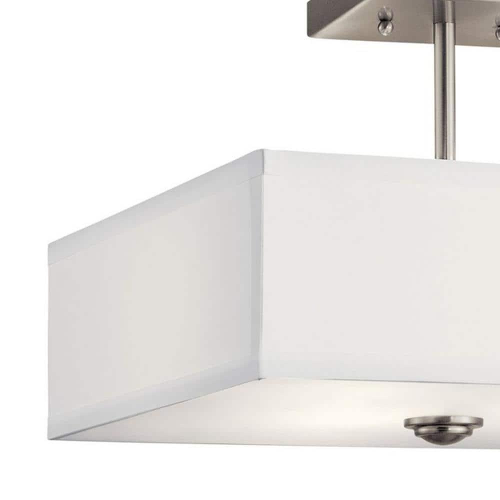 Kichler Lighting Shailene 3 - Light Semi-Flush Mount in  Brushed Nickel