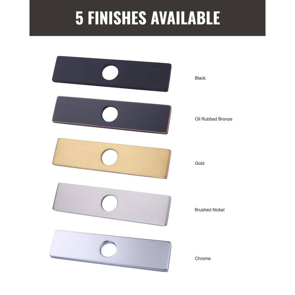 iVIGA VCC06G iVIGA 10" Sink Faucet Hole Cover Deck Plate