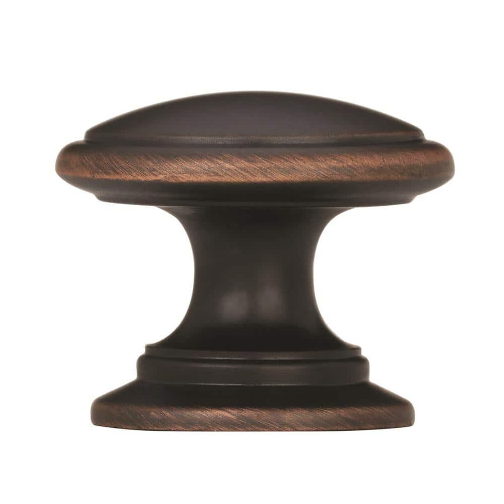 Amerock Ravino 1-1/4 inch (32mm) Diameter Oil-Rubbed Bronze Cabinet Knob - 25 Pack