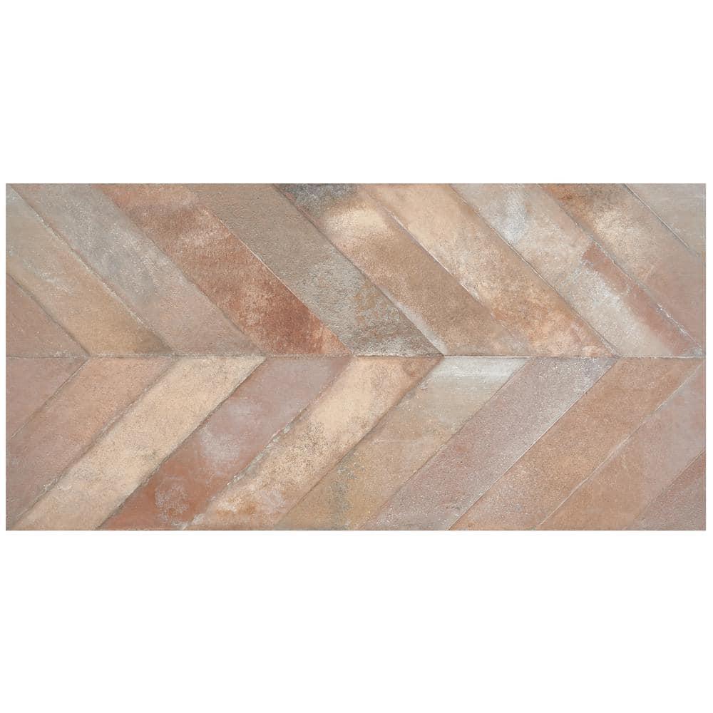 Nord 23" x 47" Porcelain Stone Look Wall & Floor Tile